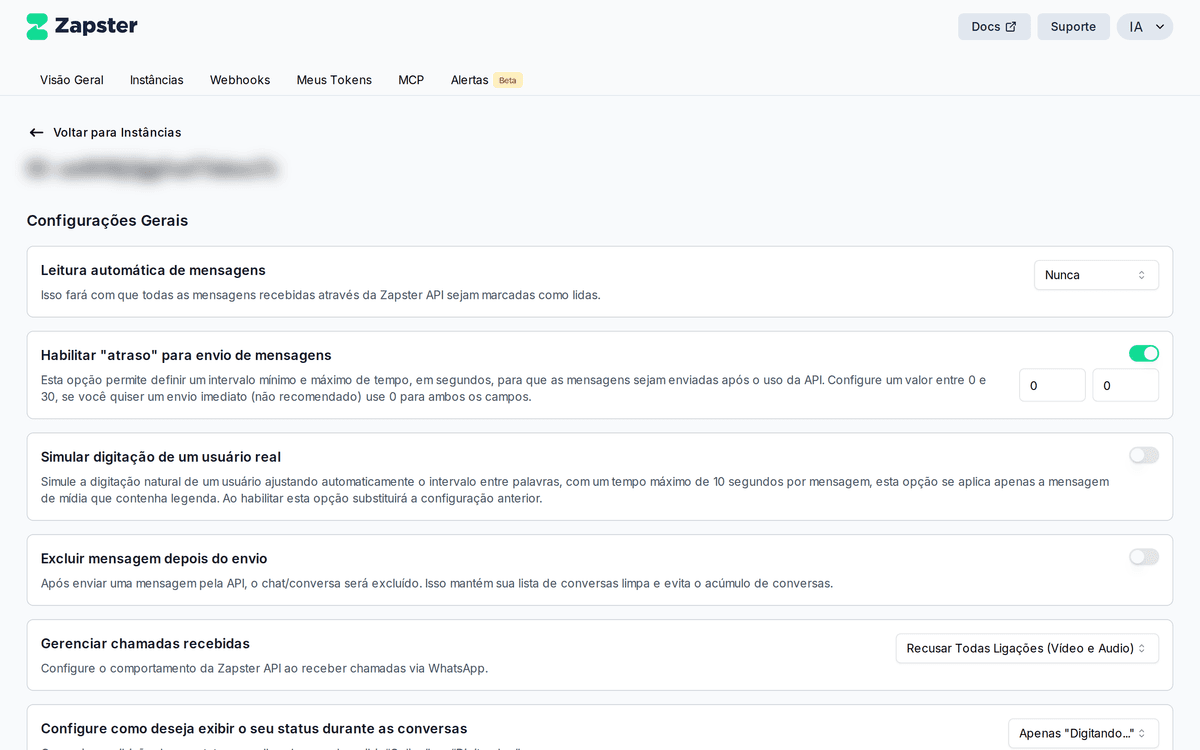 Infraestrutura gerenciada pela Zapster
