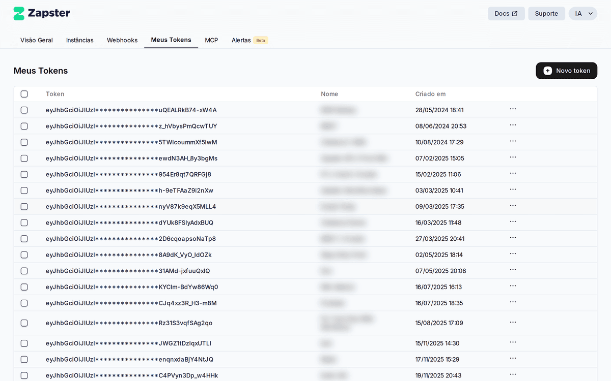 API REST interface